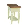 International Concepts 24 W, 14 L, 24 H, Wood Top, Hickory/Shell OT79-15E2